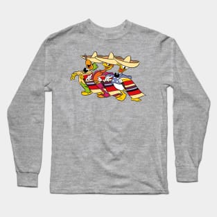 Panchito, Zé carioca and Donald Long Sleeve T-Shirt